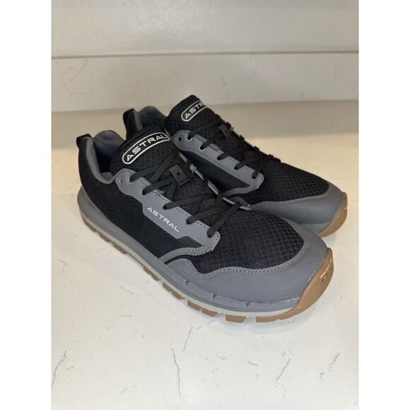 Astral TR1 Mesh Men’s 8.5 US Water Hiking Trail Shoe Black Gray Gum Sole Outdoor - Picture 1 of 10